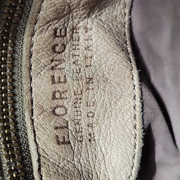 Florence Italy Gray Woven Leather Gray XL Tote Shoulder Bag Handbag Purse - Picture 14 of 14